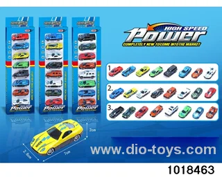 Sliding alloy car in window box