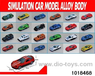 Sliding alloy car in opp bag
