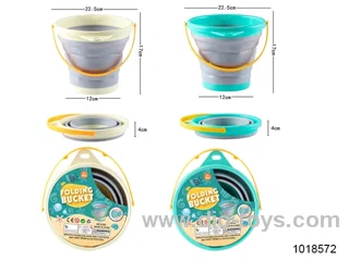 folded bucket in paper card