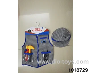 Railway worker suit in PP bag with header