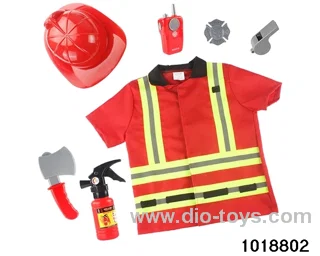 Fire protection suit in PP bag with header