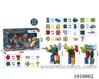 17pcs Digital Transfiguration Warrior Series in window box