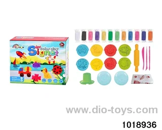 Color clay set in color box