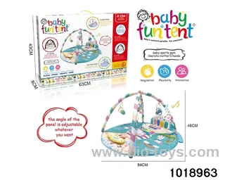 Foot piano crawling blanket W L/M in color box