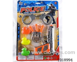 police gun set in blister card