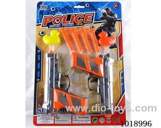 police gun set in blister card