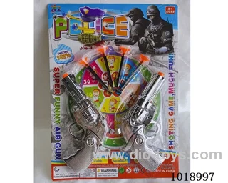 police gun set in blister card