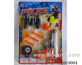police gun set in blister card