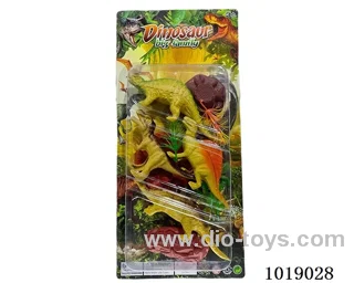 dinosaur in blister card
