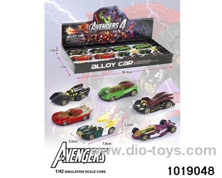 Alloy cars（12pcs) in display box