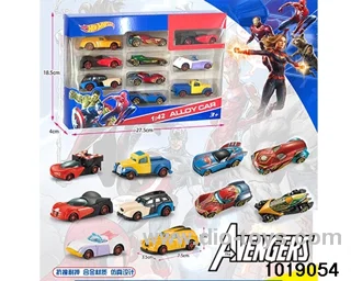 Alloy cars（10pcs) in windoow box