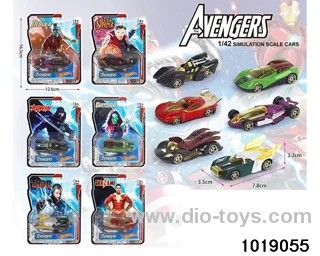 Alloy cars（6pcs) in clam shell