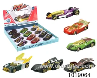 Alloy cars（12pcs) in display box