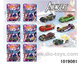 Alloy cars（6pcs) in Blister card