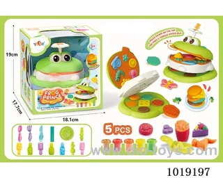frog prince color dough in window box