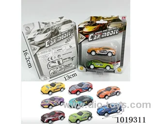 2pcs pull back car 8sets mixed loading in Blister card