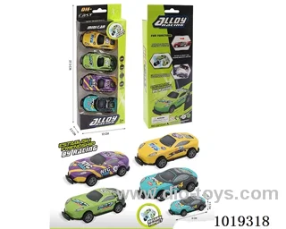 4pcs pull back car 8sets mixed loading in window box