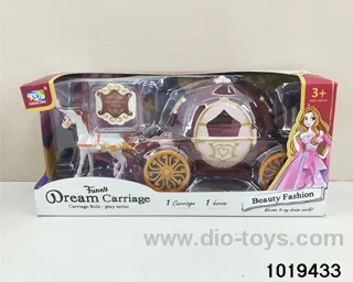 Horse-drawn carriage in window box