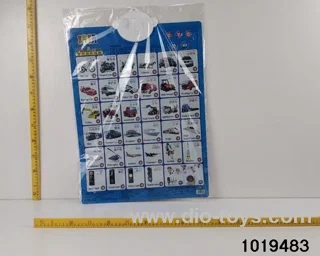 Transportation Wall Chart in opp bag