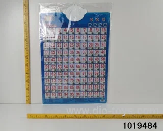 1-100 Wall Chart in opp bag
