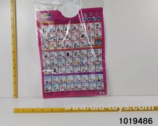 Chinese Pinyin Wall Chart in opp bag
