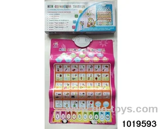 Bilingual Russian-English audio wall chart in color box