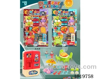 Refrigerator dessert shop in blister card