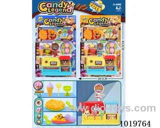 Candy shop in blister card