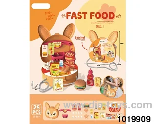 Stardust Rabbit Hamburger shoulder bag in paper card