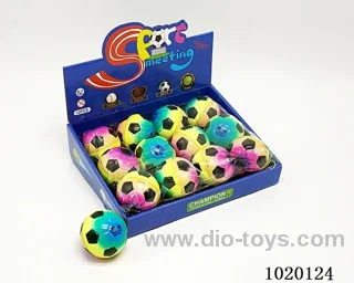 12PCS 6.3CM Bouncy Ball 4sets mixed loading in display box