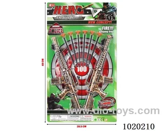 gun toys in blister card