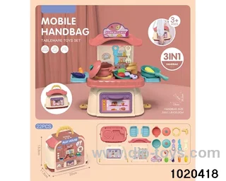 3 in 1 tableware toys in paper card