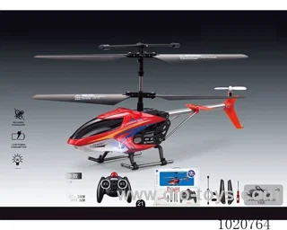 2.4G 3.5ch alloy  RC aircraft with light&USB  include battery in Gilf box