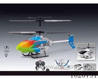 2ch alloy RC aircraft with light 2color  mixed loading in window box