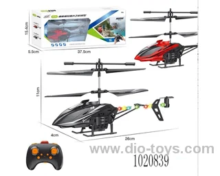 2.5ch RC aircraft with light bar include battery in window box