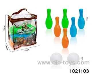 19cm bowling ball in PVC hang bag
