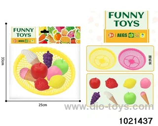 8pcs Blown fruit ice cream in pe bag with header