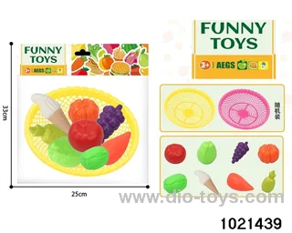 8pcs Blown fruit + vegetables + ice cream in pe bag with header