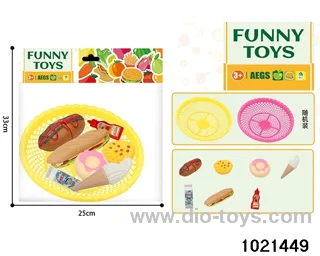 7pcs Hamburger Ice cream Milk in pe bag with header