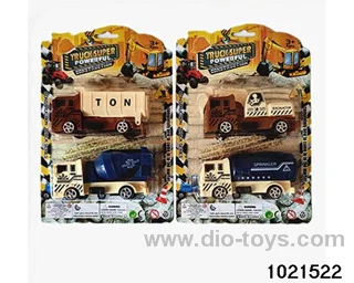 2pcs Pull back car in Blister card