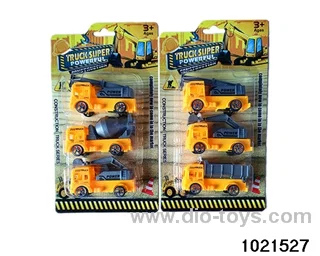 3pcs Pull back car in Blister card