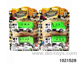 2pcs Pull back car in Blister card