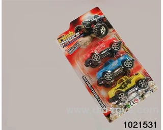 3pcs Pull back car in Blister card