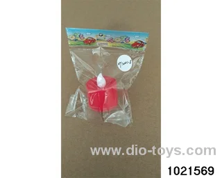 LED candle light 0PP installed (red shell white wick (micro-flash)) in opp bag
