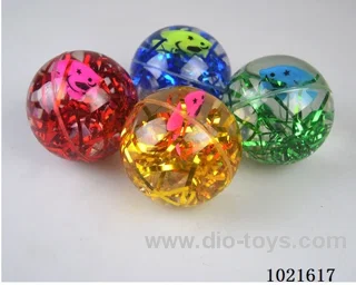 5.5CM Bouncy Ball with flash in Display box