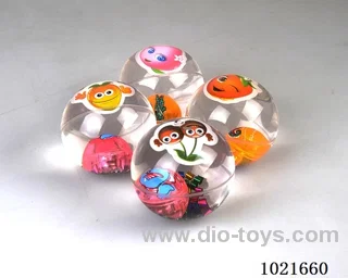 6.5CM Bouncy Ball with flash in Display box