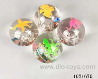 7.5CM Bouncy Ball with flash in Display box