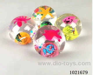 10CM Bouncy Ball with flash in Display box