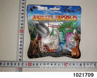 Dinosaur set in PP bag with header