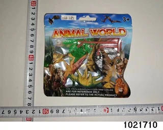 Dinosaur set in PP bag with header